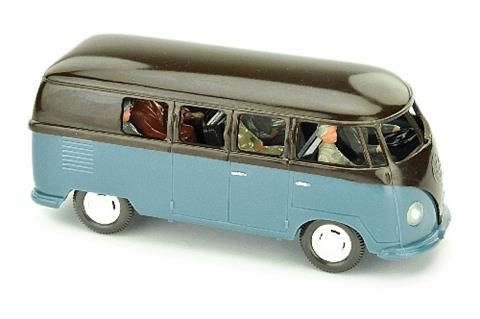 VW Bus (Typ 2), braunschwarz/m'graublau (2.Wahl)