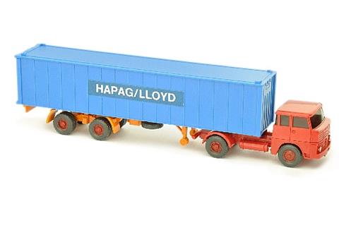 Hapag-Lloyd/6A - 40ft-Container, himmelblau