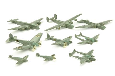 Konvolut 9 Flugzeuge (Vorkrieg)