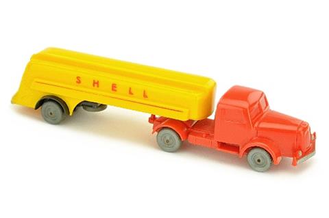 Shell-Tankwagen Henschel, orangerot