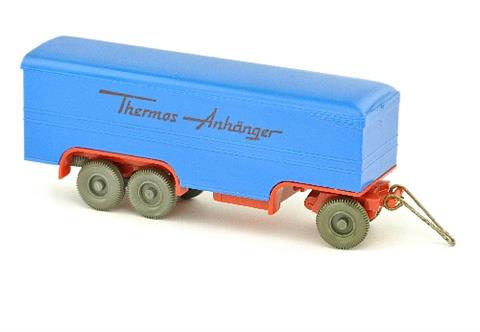 Thermos-Anhänger, himmelblau/orangerot