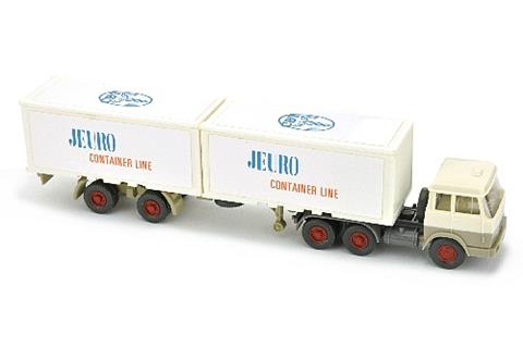 Jeuro - Container-Sattelzug Hanomag-Henschel