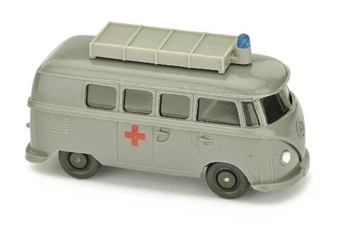 VW T1 Bus Rotkreuz mit Aufbau (alt), betongrau