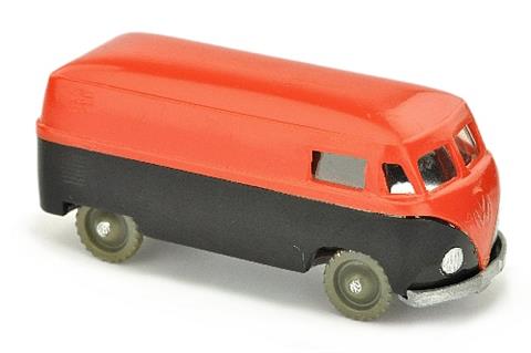 SIKU - (V 17) VW Kastenwagen, rot/schwarz