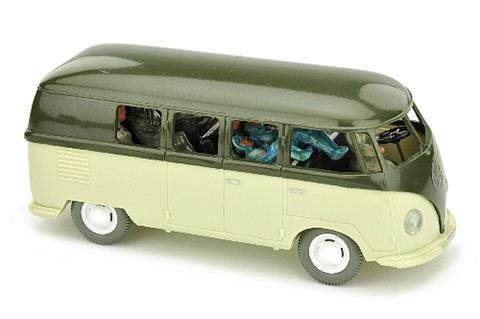 VW Bus (Typ 2), olivgrün/hellgrünbeige (2.Wahl)