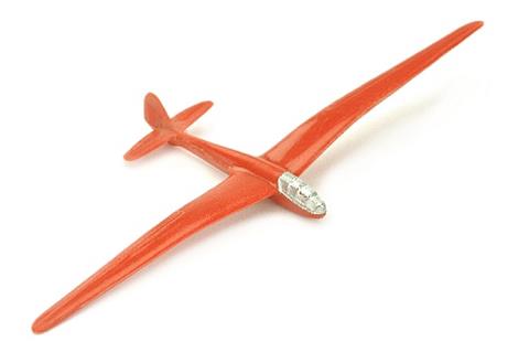 Segelflugzeug Typ Reiher, orangerot