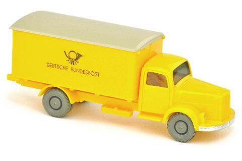 Postwagen MB 3500 Bundespost, gelb