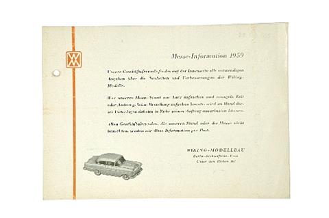 Messe-Information 1959