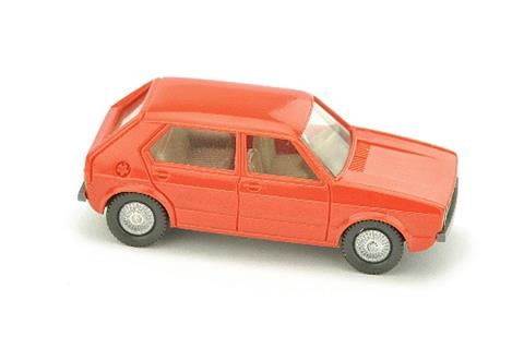 VW Golf I (4-türig), orangerot/basaltgrau