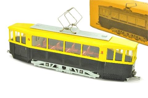 SIKU - (V 40) Straßenbahn, schwarz/gelb (im Ork)