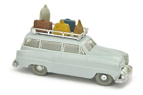SIKU - (V 67) Opel Caravan mit Gepäck, silbergrau