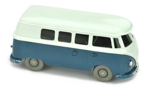 VW T1 Bus (alt), papyrusweiß/d'-azurblau