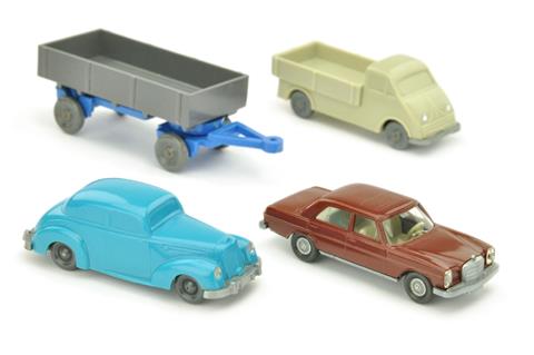 Konvolut 4 Modelle der 50er/60er Jahre