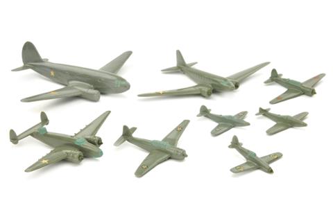 Konvolut 8 Flugzeuge (Vorkrieg)