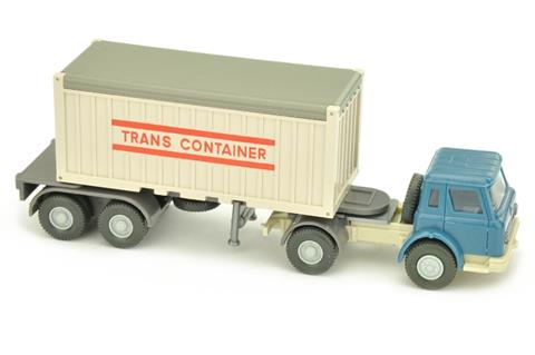 Int. Loadstar Trans Container, azurblau/h'elfenbein
