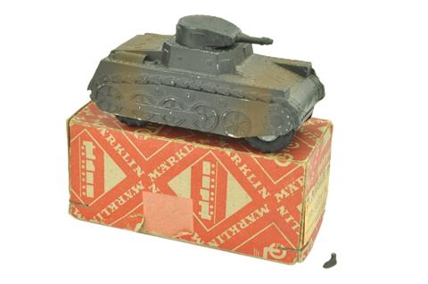 Märklin - (8021/1) Tank mit Panzerturm (im Ork)