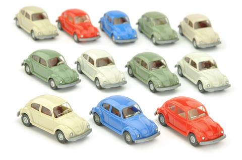 Konvolut 12 VW Käfer (Typ 7) der 70er Jahre