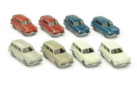 Konvolut 7 VW Variant der 60er Jahre