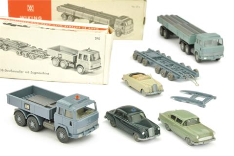 Konvolut 5 Modelle der 60er/70er Jahre