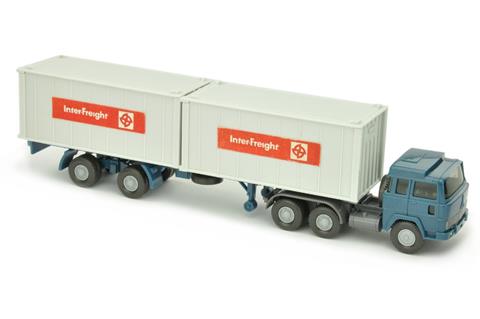 Interfreight/1A - 2*20ft-Container-Sattelzug