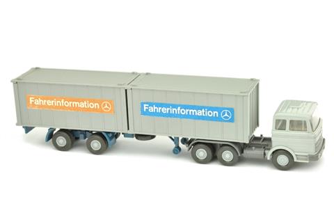 Fahrerinformation/2A - Container platingrau