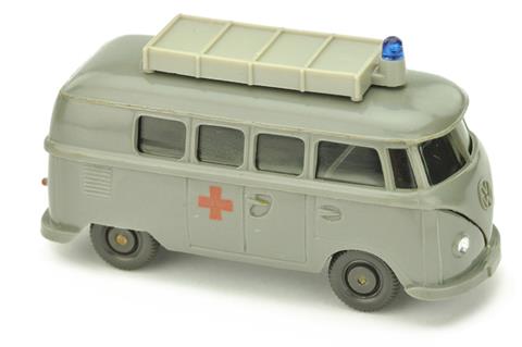 VW T1 Bus Rotkreuz mit Aufbau, betongrau