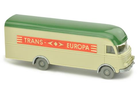 Möbelwagen MB 312 Trans Europa, hellgelbgrau
