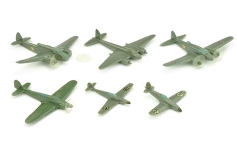 Konvolut 5+1 Flugzeuge (Vorkrieg)