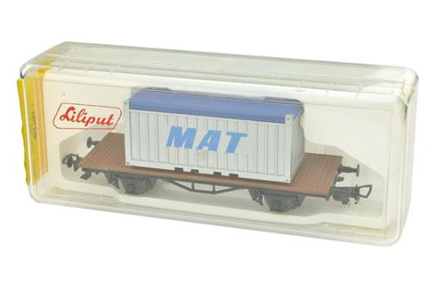 Liliput-Waggon mit "MAT"-Container
