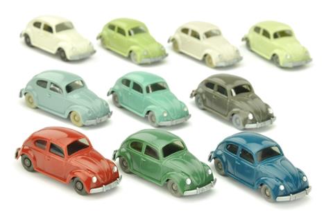 Konvolut 10 VW Käfer (Typ 5) der 60er Jahre