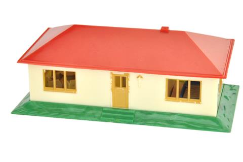 Landhaus mit Einrichtung (Dach misch-rot)