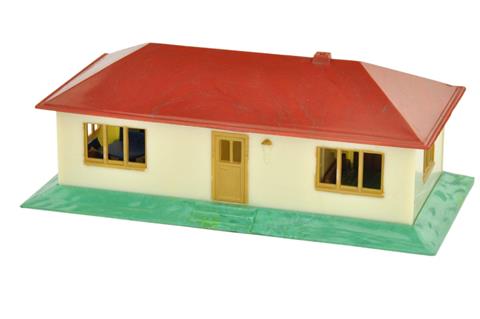 Landhaus mit Einrichtung (Dach misch-hellbraunrot)