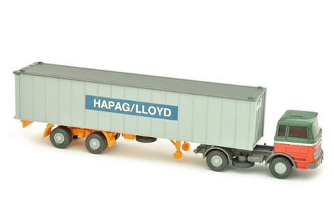 Hapag-Lloyd/2JD - graugrün/orangerot