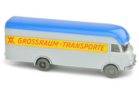 MB 312 Großraum-Transporte, silbergrau