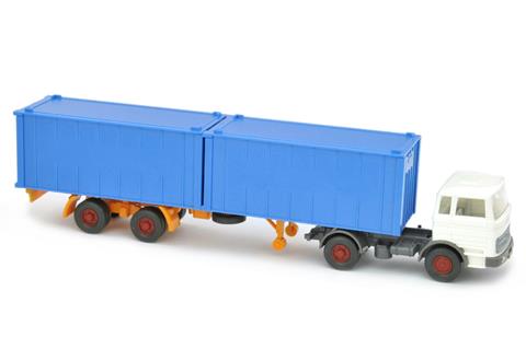 Container-LKW MB 1620 (20ft-Container himmelblau)