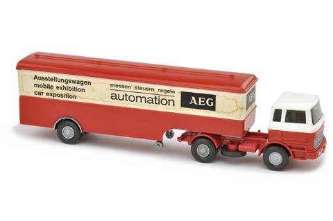 Werbemodell AEG/1 - Koffer-Sattelzug MB 1620
