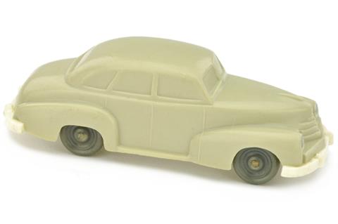 Opel Kapitän 1951, hellgelbgrau/weiß