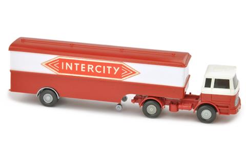 Koffer-Sattelzug MB 1620 Intercity, rot