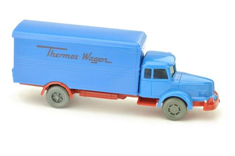 Thermos-Wagen Krupp, himmelblau/rot