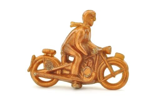 Ribeirinho - Motorradfahrer, goldmetallic