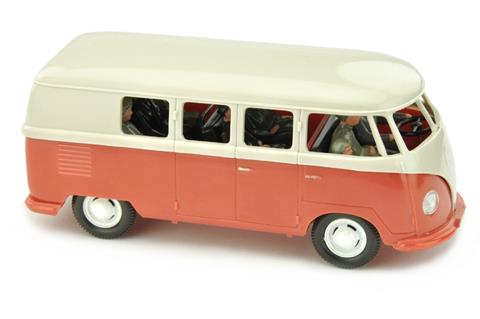 VW Bus (Typ 2), braunweiß/rosé