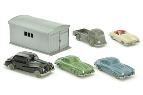 Konvolut 6 Modelle der 1950er Jahre