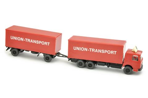 Union-Transport - Koffer-Lastzug MAN-Büssing