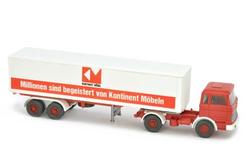 Kontinent/B - Koffer-Sattelzug MB 1620