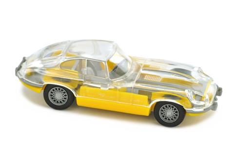 Jaguar Typ E, transparent/gelb