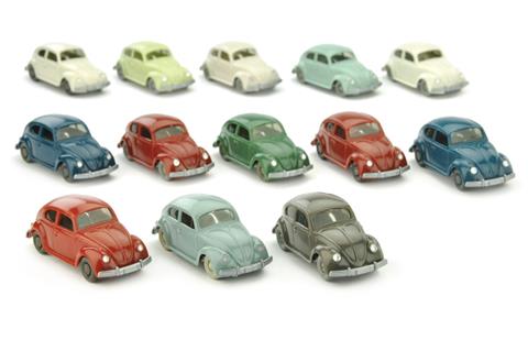 Konvolut 13 VW Käfer (Typ 5) der 1960er Jahre