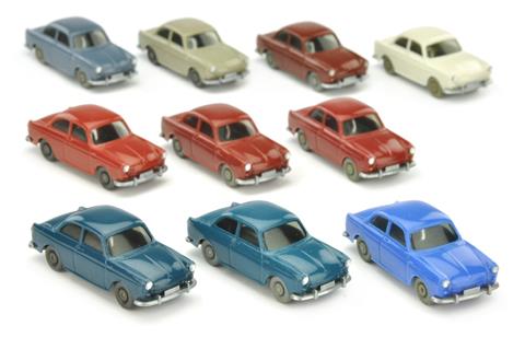 Konvolut 10 VW 1500 Stufenheck der 60er Jahre