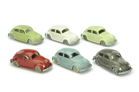 Konvolut 6 VW Käfer (Typ 5) der 1960er Jahre