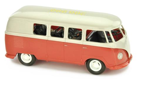 VW Bus (Typ 2), braunweiß/rosé "200.000" (2.Wahl)