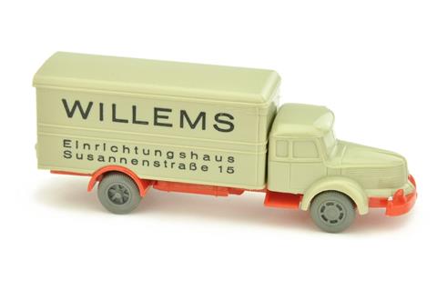 Werbemodell Willems/1 - Koffer-LKW Krupp-Titan